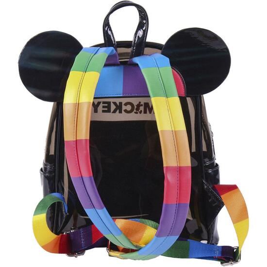 MOCHILA CASUAL MODA TRANSPARENTE DISNEY PRIDE MULTICOLOR image 1