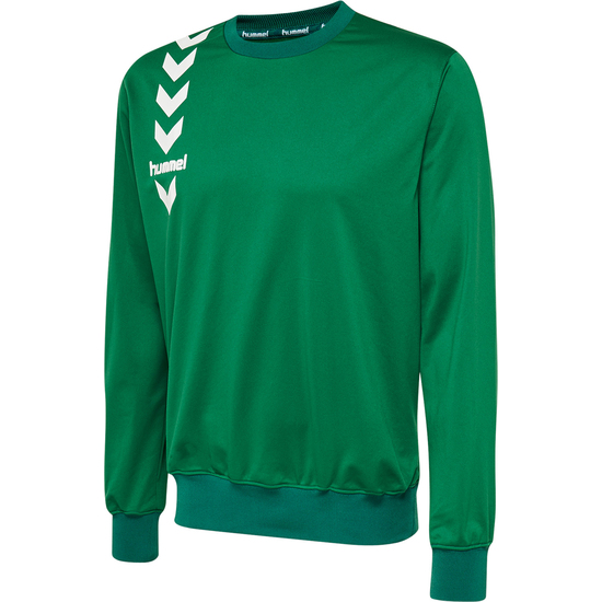 SUDADERA HUMMEL® VERDE 100% POLIÉSTER image 0