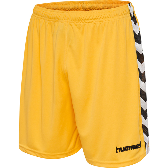 PANTALÓN CORTO HUMMEL® AMARILLO 100% POLIÉSTER image 0