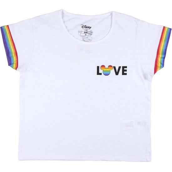 CAMISETA CORTA PUNTO SINGLE JERSEY DISNEY PRIDE WHITE image 0