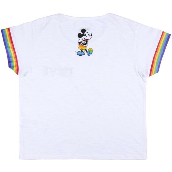 CAMISETA CORTA PUNTO SINGLE JERSEY DISNEY PRIDE WHITE image 1