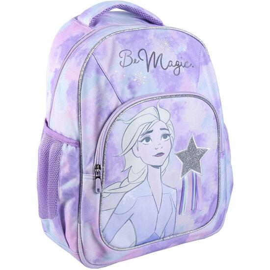 MOCHILA ESCOLAR MEDIANA 42 CM FROZEN II ELSA LILAC image 0