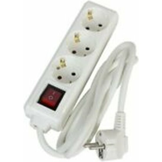 BASE ALARGADOR 1.5M DE 3 ENCHUFES CON INTERRUPTOR image 0