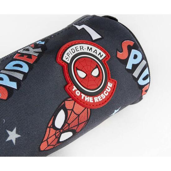 ESTUCHE PORTATODO CILÍNDRICO SPIDERMAN BLACK image 2