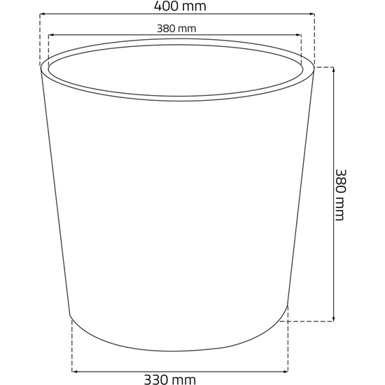 MACETA - 400L - BLANCO image 1