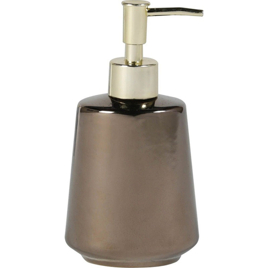 DISPENSADOR DE JABÓN DE 305ML EFECTO BRONCE HECHO EN GRES image 0