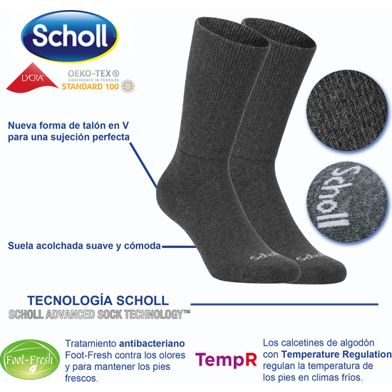 PAR DE CALCETINES SCHOLL WARM PARA HOMBRE image 2