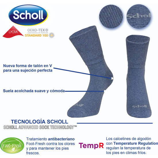 PAR DE CALCETINES SCHOLL WARM PARA HOMBRE image 2