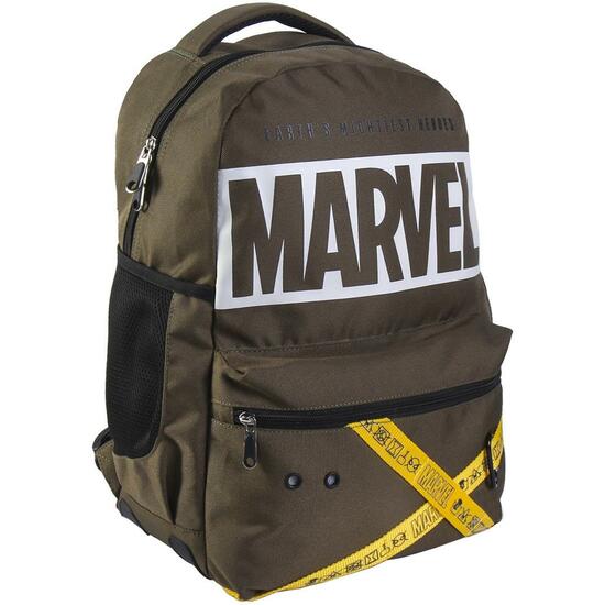 MOCHILA ESCOLAR GRANDE 44 CM MARVEL DARK GREEN image 0