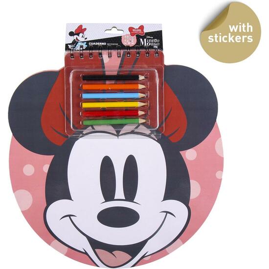 LIBRETA COLORES MINNIE PINK image 0