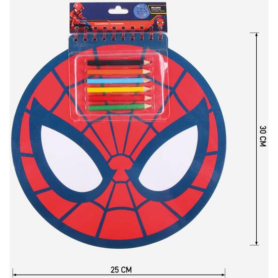 LIBRETA COLORES SPIDERMAN RED image 4