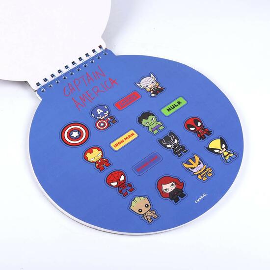 LIBRETA COLORES AVENGERS CAPITAN AMERICA RED image 2