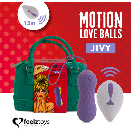 FEELZTOYS - LOVE BALLS WITH REMOTE CONTROL MOVEMENT JIVY image 0
