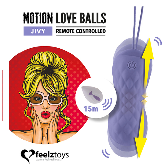 FEELZTOYS - LOVE BALLS WITH REMOTE CONTROL MOVEMENT JIVY image 1