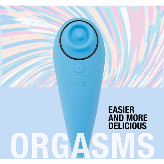FEELZTOYS - FEMMEGASM TURQUOISE VIBRATOR FOR TAPPING AND TICKLES image 4