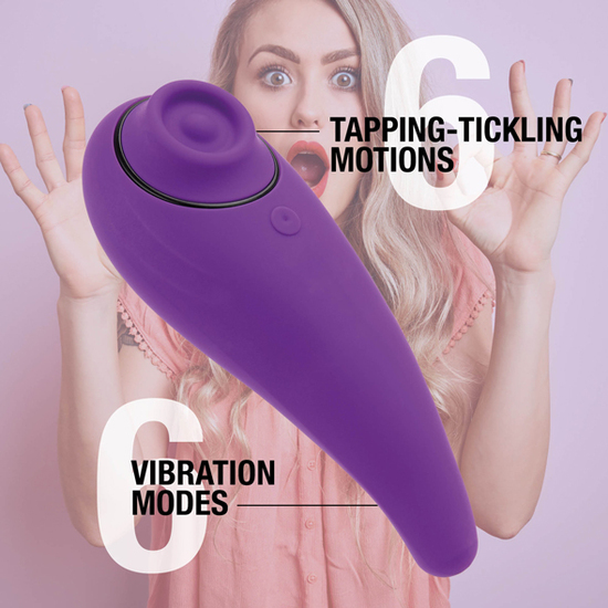 FEELZTOYS - FEMMEGASM VIBRATOR FOR TAPPING AND TICKLES VIOLET image 3