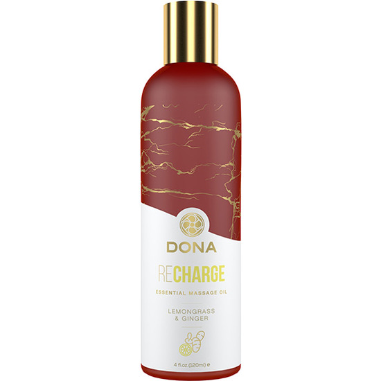 DONA - ESSENTIAL MASSAGE OIL REFILL LEMONCIL AND GINGER 120 ML image 0