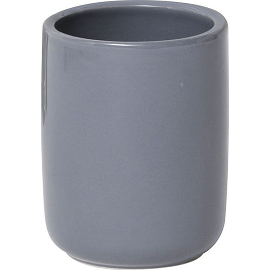 VASO DE BAÑO REDONDO HECHO EN DOLOMITE GRIS image 0