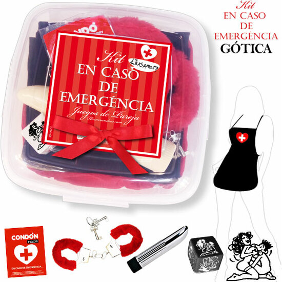 KIT ERÓTICO ENFERMERA GÓTICA image 0