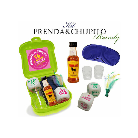 KIT PRENDA Y CHUPITO BRANDY image 0