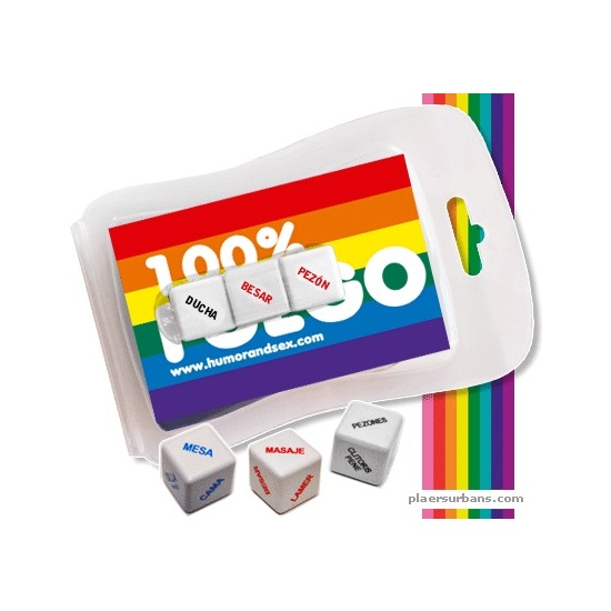 BLISTER 100% FUEGO (3 MINI DADOS) LGTBI image 0