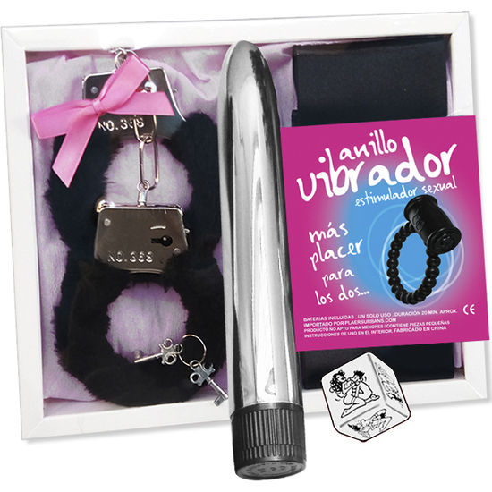 KIT FANTASY NEGRO ANILLO VIBRADOR  image 0