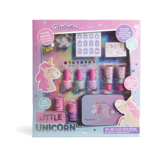 SET UÑAS Y LABIOS LITTLE UNICORN image 0