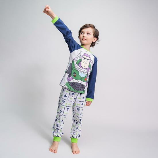 PIJAMA LARGO SINGLE JERSEY BUZZ LIGHTYEAR GRAY image 3