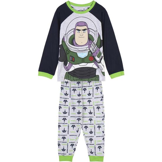 PIJAMA LARGO SINGLE JERSEY BUZZ LIGHTYEAR GRAY image 0