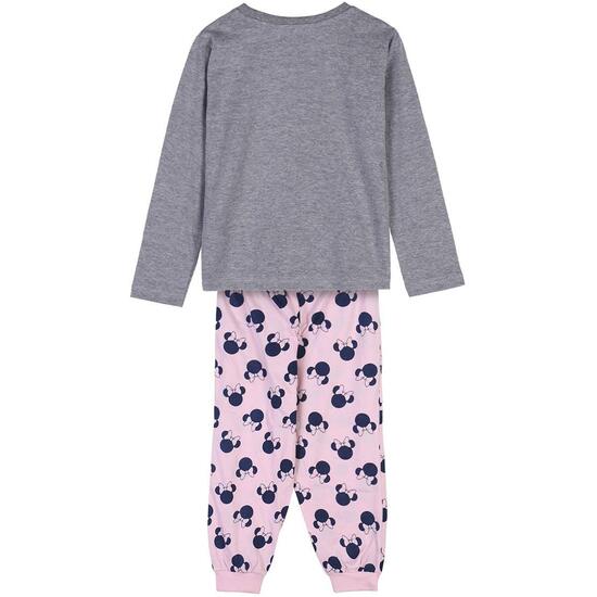 PIJAMA LARGO SINGLE JERSEY MINNIE GRAY image 1