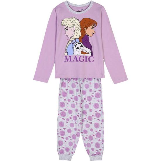 PIJAMA LARGO SINGLE JERSEY FROZEN II GRAY image 0