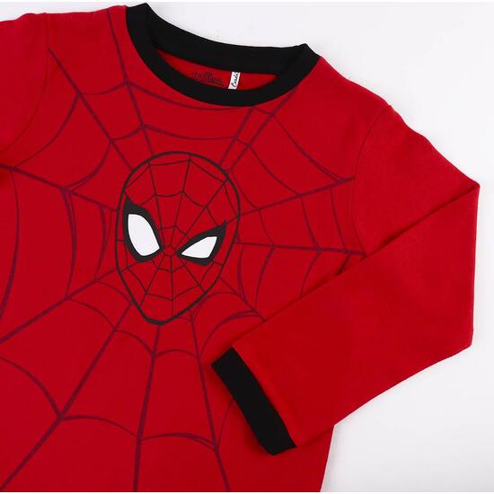 PIJAMA LARGO INTERLOCK SPIDERMAN RED image 2