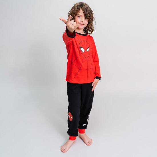 PIJAMA LARGO INTERLOCK SPIDERMAN RED image 3