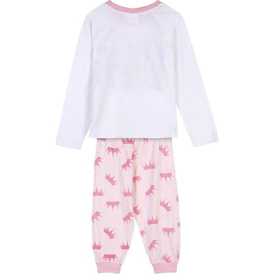 PIJAMA LARGO SINGLE JERSEY PRINCESS WHITE image 1