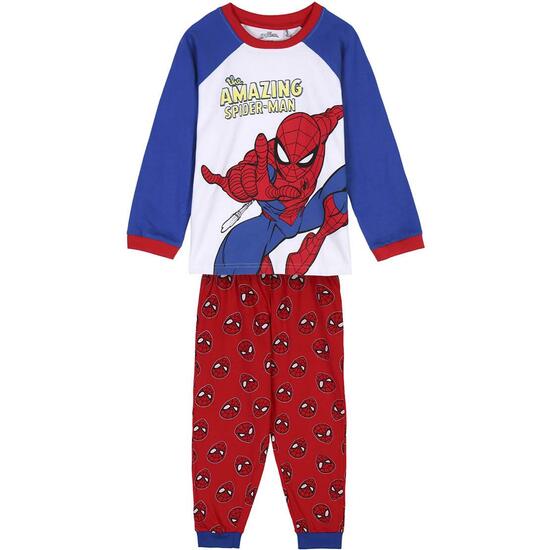 PIJAMA LARGO SINGLE JERSEY SPIDERMAN RED image 0