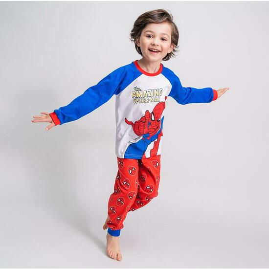 PIJAMA LARGO SINGLE JERSEY SPIDERMAN RED image 3