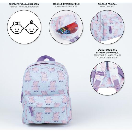 MOCHILA GUARDERIA PEPPA PIG PINK image 4