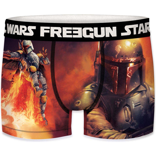 PACK DE 6 CALZONCILLOS BOXER FREEGUN STAR WARS ESTAMPADOS PARA HOMBRE EN MICROFIBRA image 2