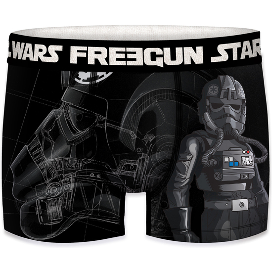 PACK DE 6 CALZONCILLOS BOXER FREEGUN STAR WARS ESTAMPADOS PARA HOMBRE EN MICROFIBRA image 4