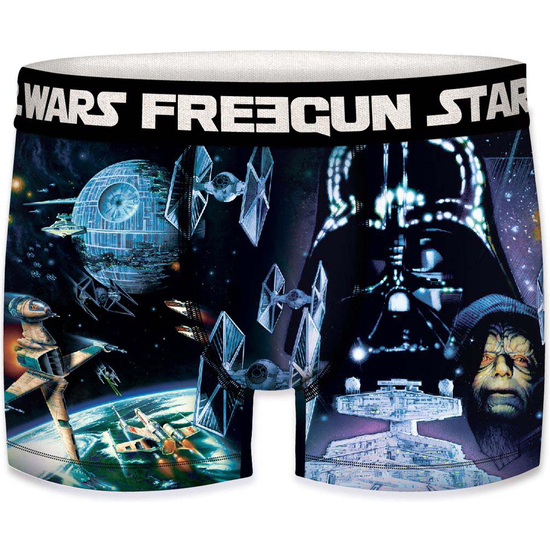 PACK DE 6 CALZONCILLOS BOXER FREEGUN STAR WARS ESTAMPADOS PARA HOMBRE EN MICROFIBRA image 5