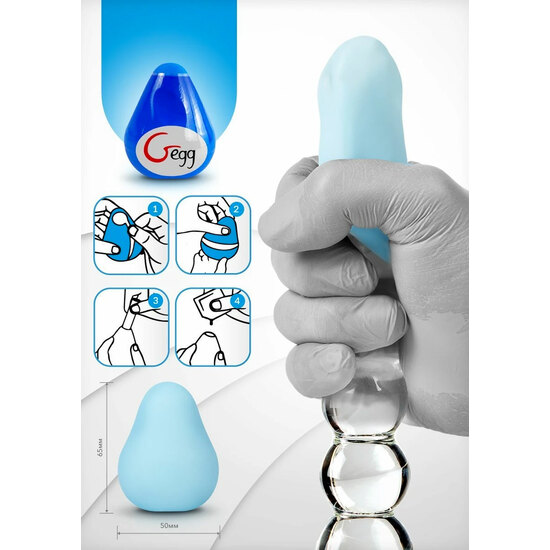 G-EGG MASTURBATOR - BLUE image 3