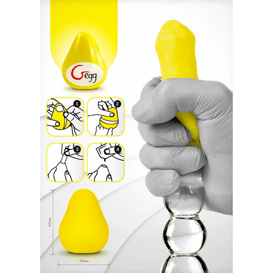 G-EGG MASTURBATOR - YELLOW image 3