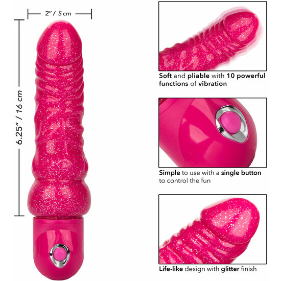 LADY BONER BENDABLE VIBRATOR - PINK image 7