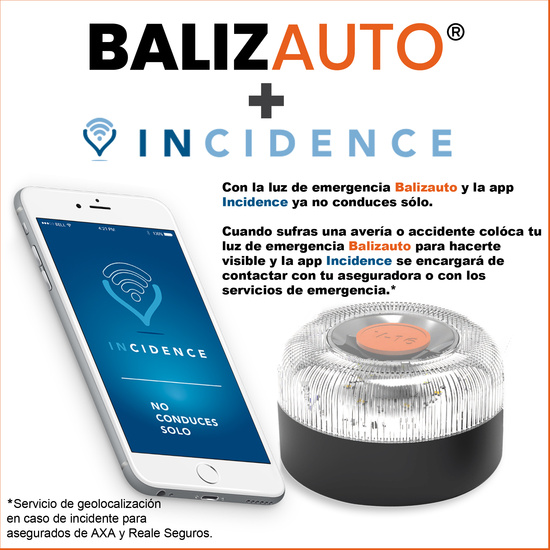 4X BALIZAUTO - LUZ DE EMERGENCIA, SEÑAL V16 DE PRESEÑALIZACIÓN DE PELIGRO, HOMOLOGADA, NORMATIVA DGT, V16, CON BASE IMANTADA, HECHO EN ESPAÑA image 3