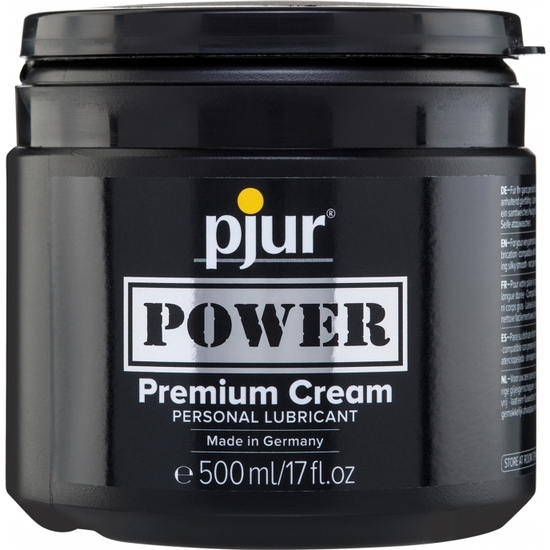 PJUR POWER PREMIUM CREAM PERSONAL LUBRICANT 500 ML image 0