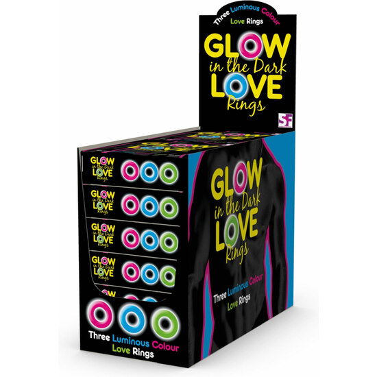 GLOW IN THE DARK LOVE RINGS image 3