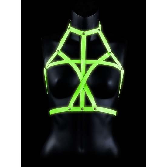 OUCH! BRA HARNESS - GLOW IN THE DARK image 0