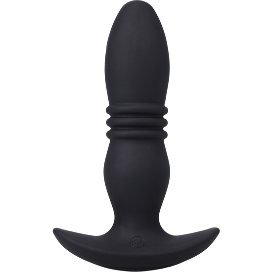 RISE - SILICONE ANAL PLUG WITH REMOTE CONTROL - BLACK image 2