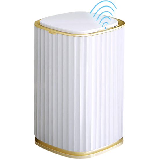 PAPELERA CUBO DE BASURA CUADRADO 15 L CON SENSOR INTELIGENTE image 0