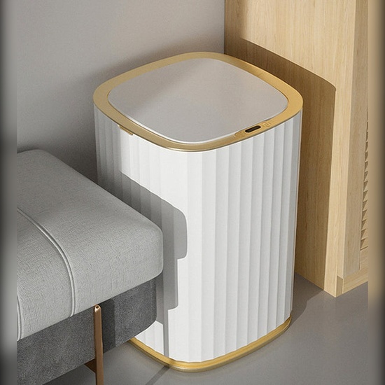 PAPELERA CUBO DE BASURA CUADRADO 15 L CON SENSOR INTELIGENTE image 4